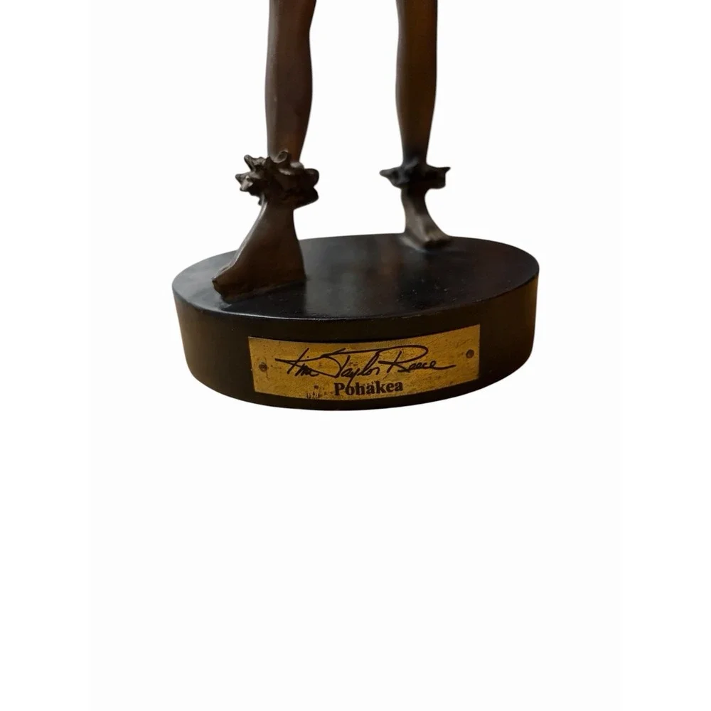 Kim Taylor Reece Pohakea Hula Girl Statue Figurine Vintage Hawaii